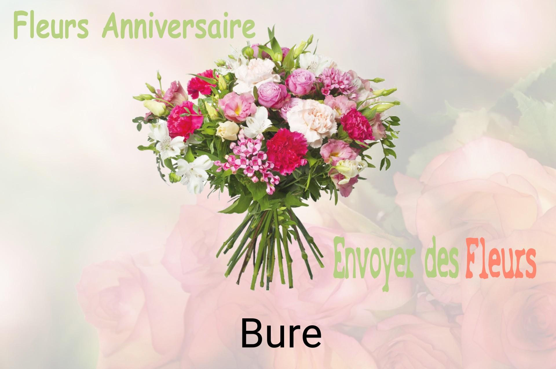Bouquet de fleurs d’anniversaire livré à Bure
