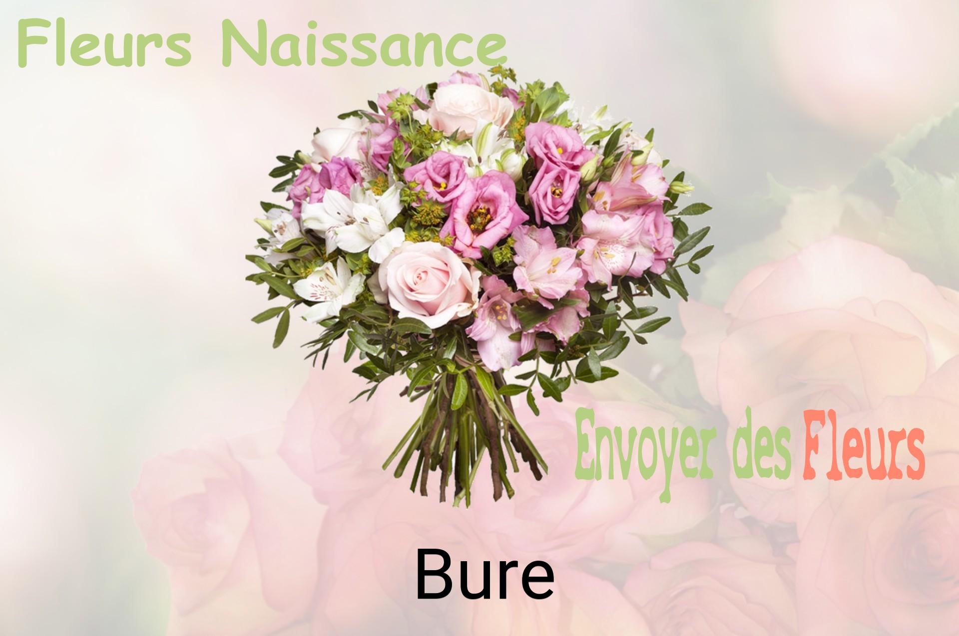 Bouquet de fleurs de naissance livré à Bure